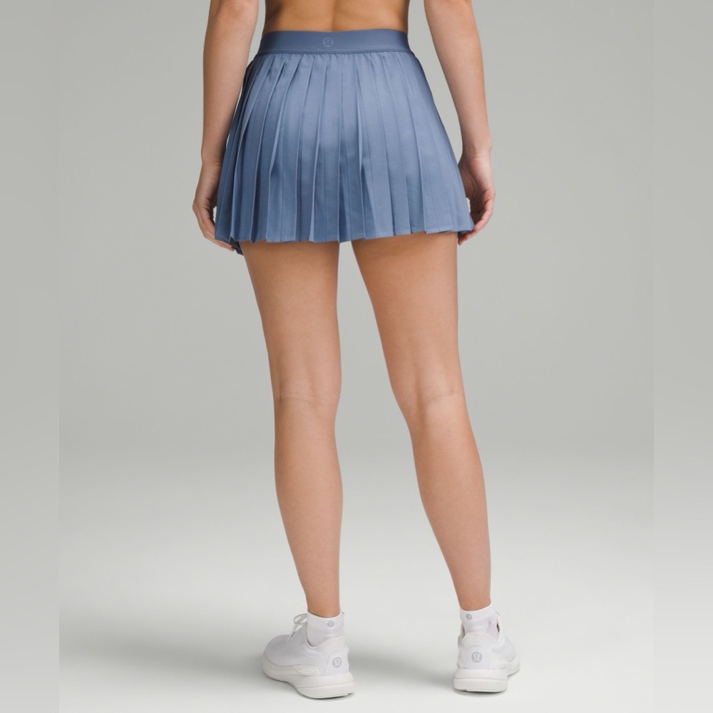 Lululemon High-Rise Pleated Tennis Skort Oasis Blue sz 4